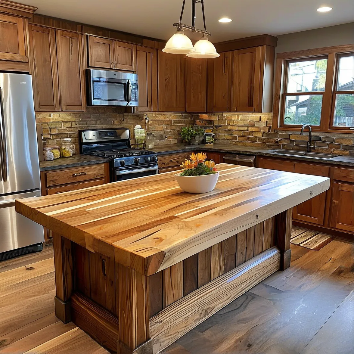 Is a 12 ft Butcher Block Countertop Ideal for Heavy-Duty Natural Wood Kitchen Islands?